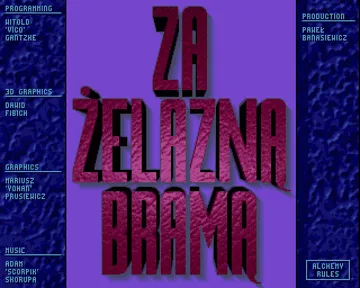 Za Zelazna Brama_Disk1 screen shot title